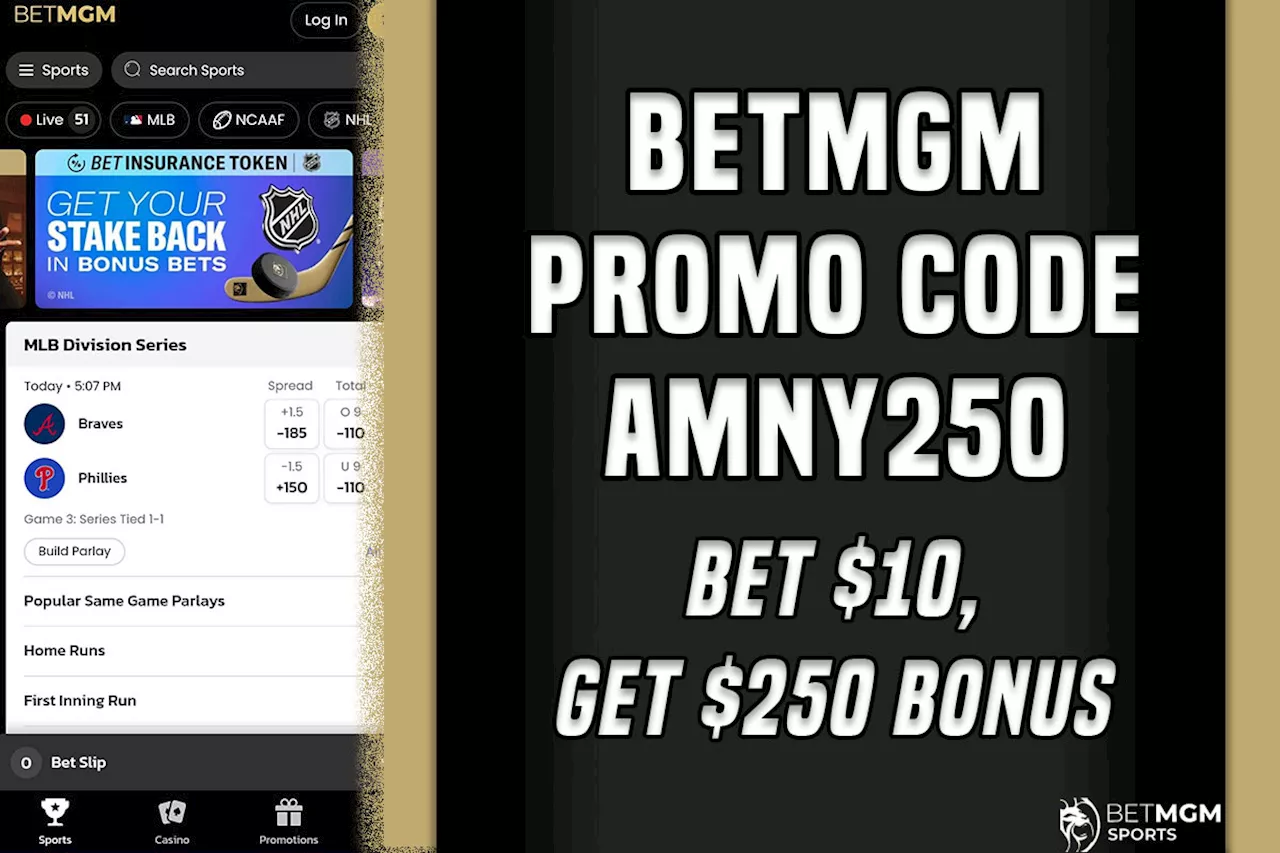 BetMGM promo code AMNY250: Claim $250 Bonus for NBA, NCAAF Week 11