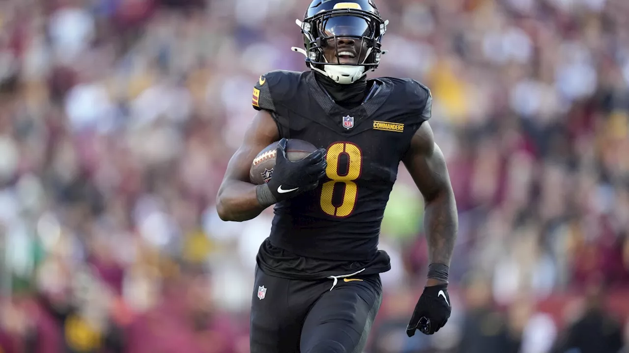 Commanders running back Brian Robinson Jr. is out against the Steelers with a hamstring injury