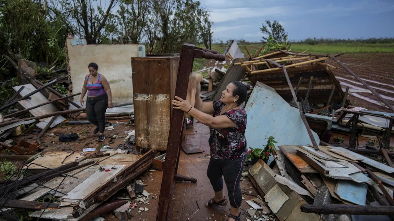 Hurricane Rafael swirls over Gulf of Mexico after ripping through Cuba