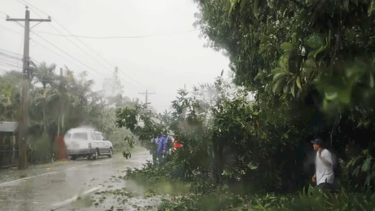 Typhoon floods villages, rips off roofs and damages 2 domestic airports in northern Philippines