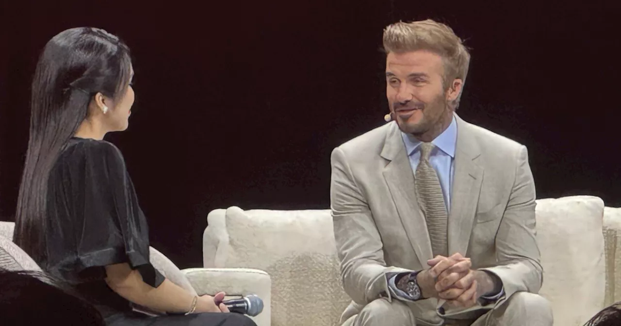 'I always go to the ArtScience Museum': David Beckham in Singapore for Marina Bay Sands event