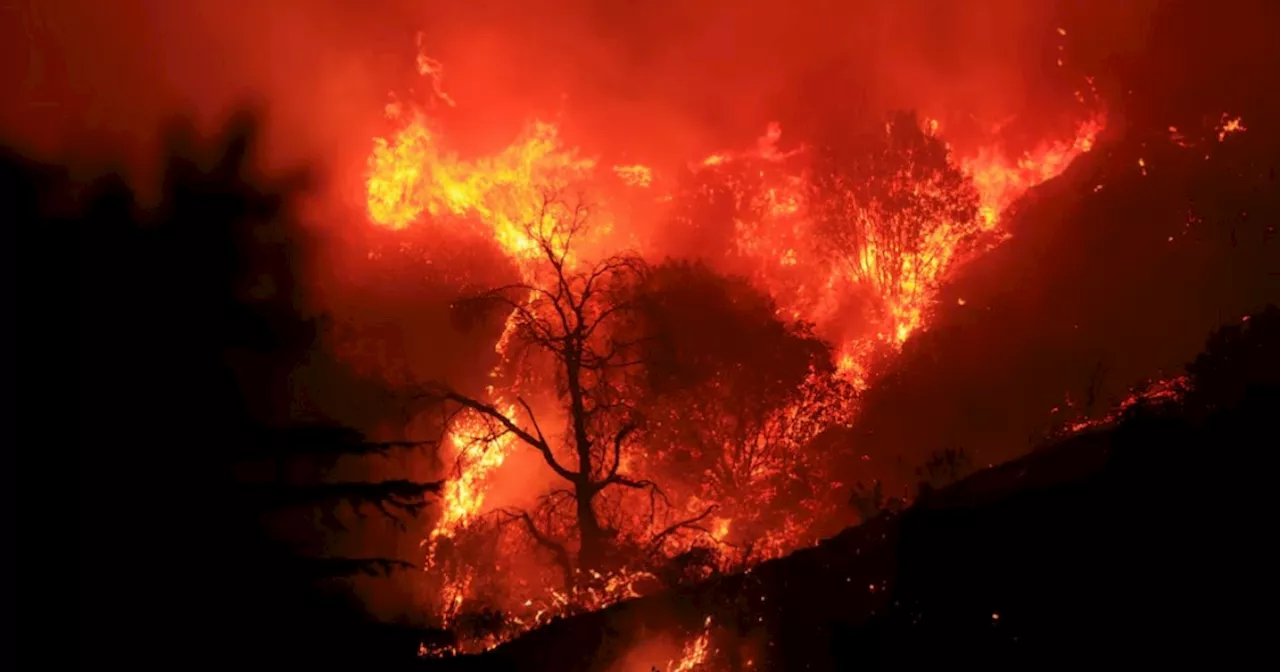 Thousands under evacuation near Los Angeles as wildfire torches homes