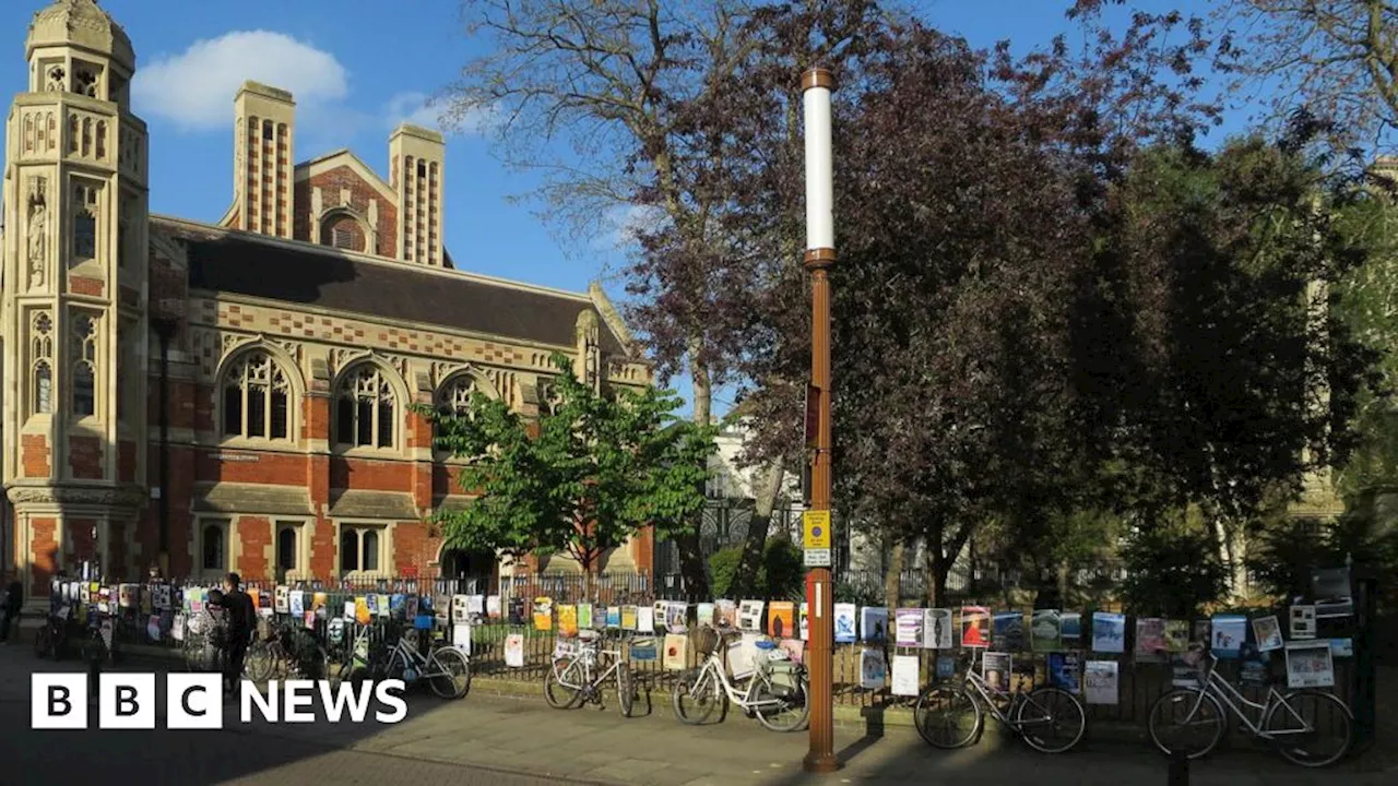 Cambridge street lamps stolen from city centre