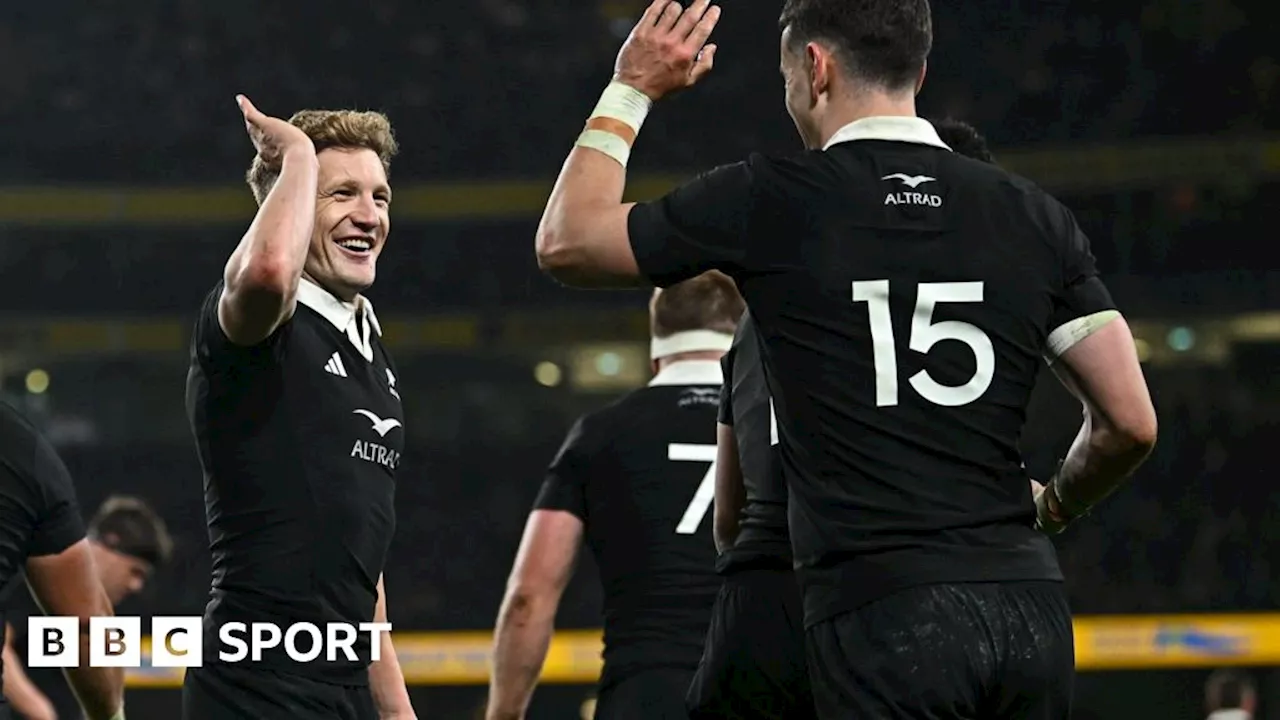 Ireland 13-23 New Zealand: All Blacks end Ireland's 19-game unbeaten home run