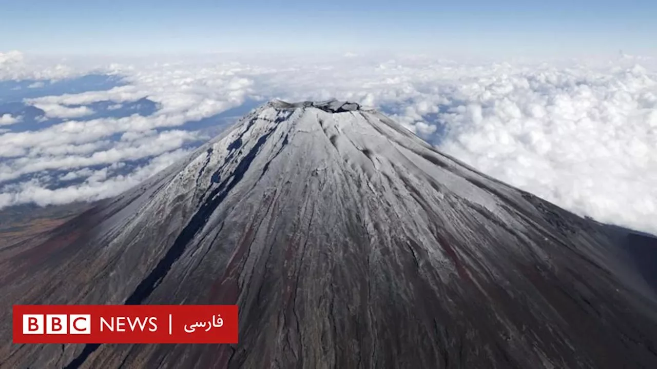 بارش برف مرتفع‌ترین کوه ژاپن را مجددا سفیدپوش شد