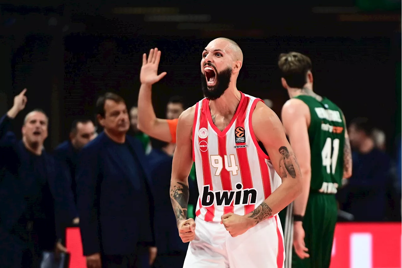 Evan Fournier (22 points) ultra-clutch permet à l’Olympiakos de gagner le derby