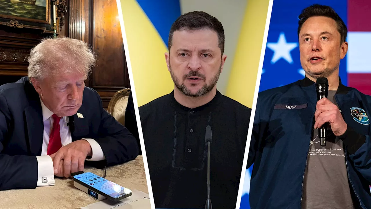 Ukraine-Krieg: Dreier-Telefonat zwischen Trump, Musk und Selenskyj