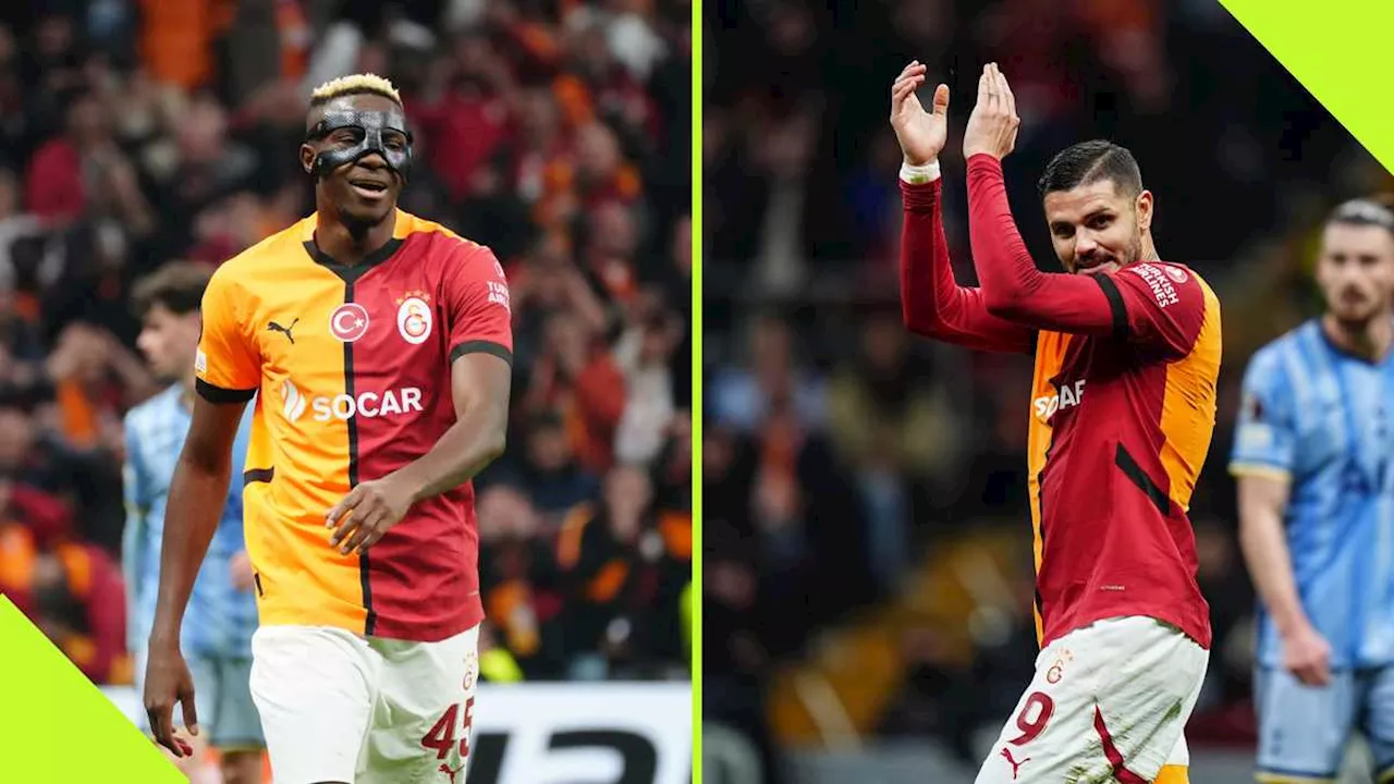 Osimhen Sends Message to Galatasaray Partner Icardi After Season Ending Injury vs Tottenham