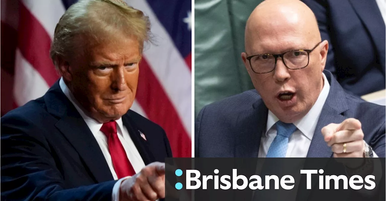 Dutton taking pointers, but Coalition wary of going full Trump