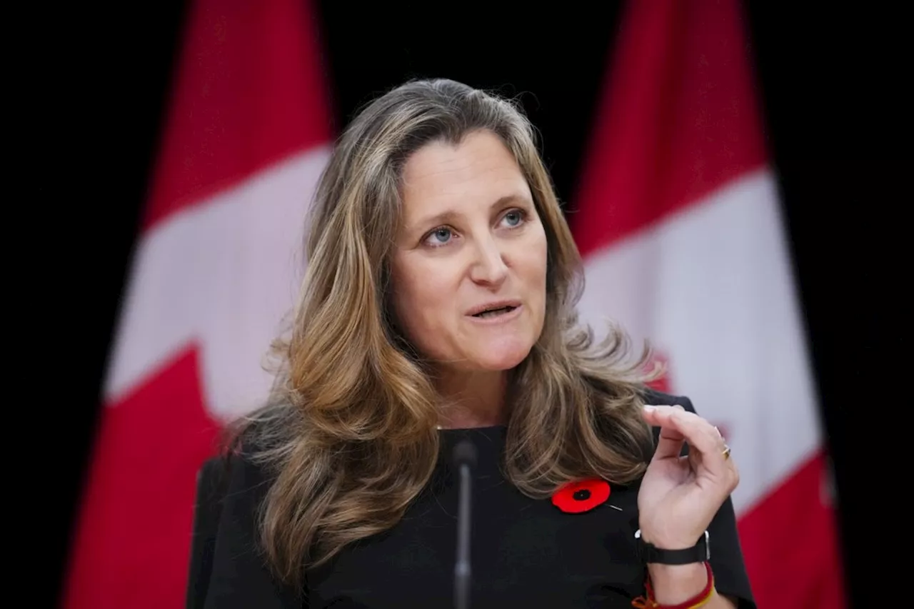 Freeland rallies a united front ahead of Trump’s return to White House