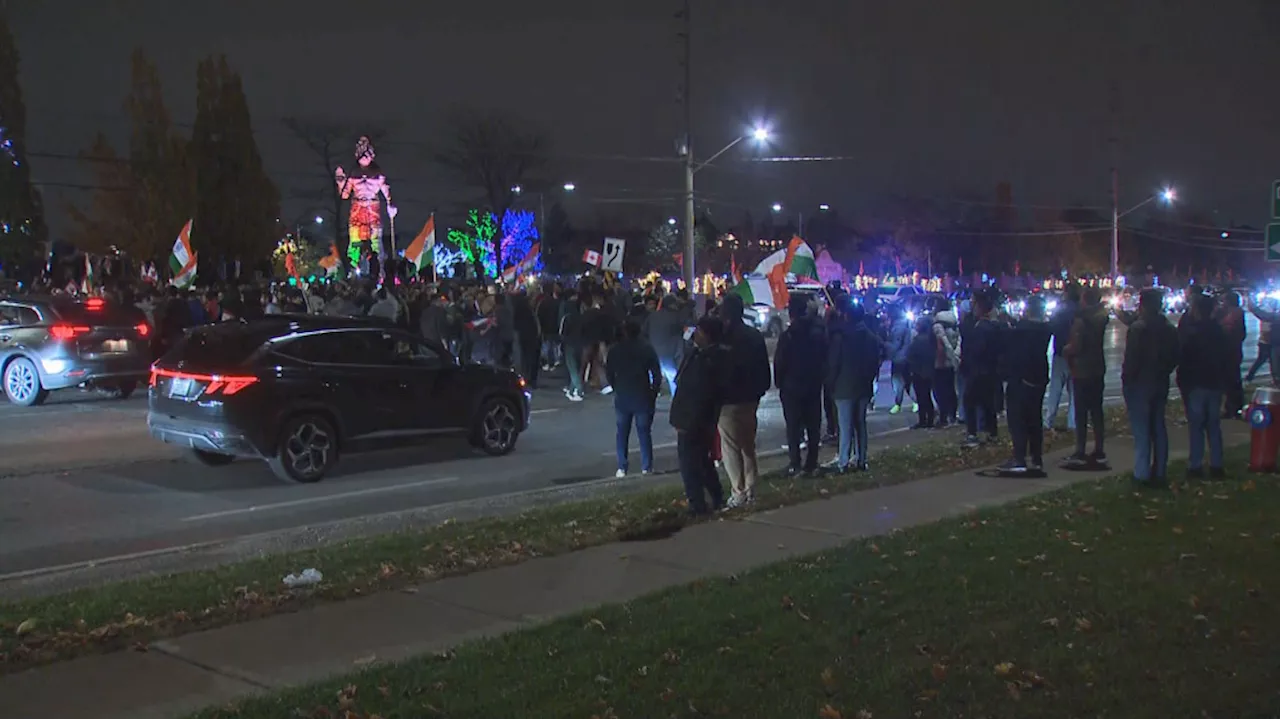 Man charged, two others wanted in connection with Monday’s demonstration outside Brampton temple