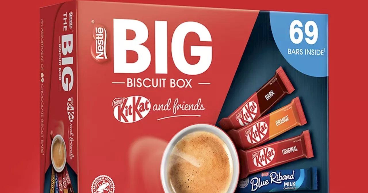 Nestle Big Biscuit Box with 69 chocolate bars reduced again by 36%