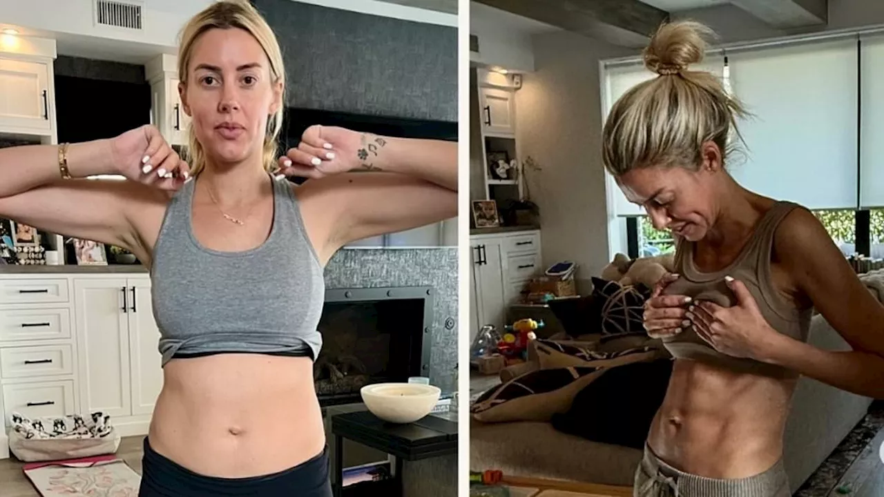 Heather Rae El Moussa reveals secret to washboard abs after giving birth to son Tristan