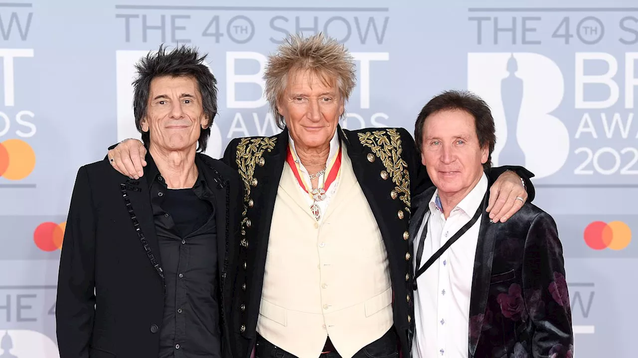 Rod Stewart reveals he has reunited with the Faces' Ronnie Wood and Kenney Jones as the trio work on...