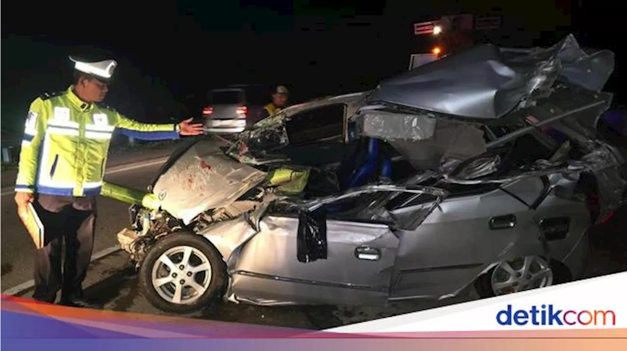 Ayla Dikendarai Anggota PJR Polda Lampung Kecelakaan di Tol, Satu Orang Tewas