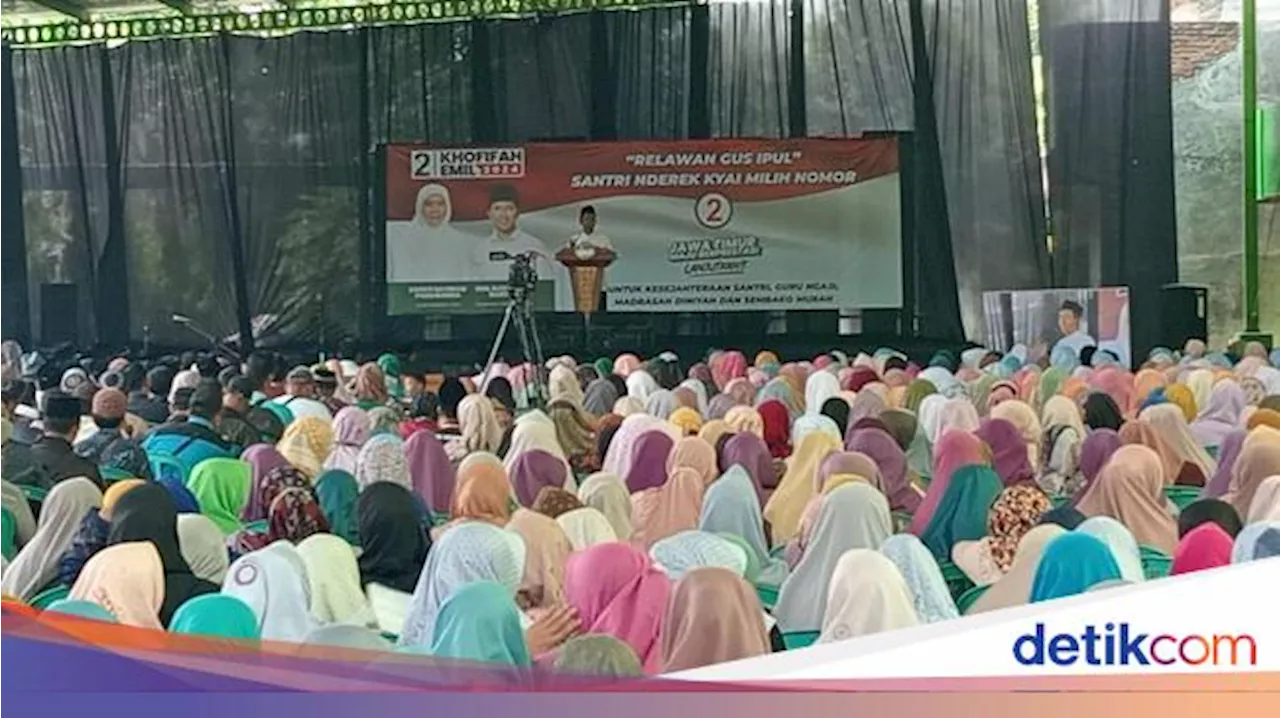 Ribuan Relawan Gus Ipul Nganjuk Bergerak Menangkan Khofifah-Emil