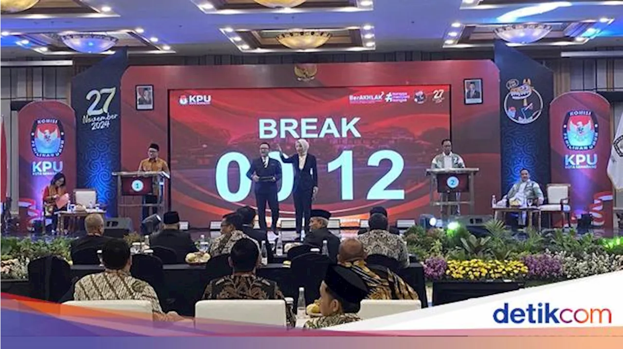 Riuhnya Debat Kedua Pilwalkot Semarang, Moderator Berkali-kali Tegur Penonton