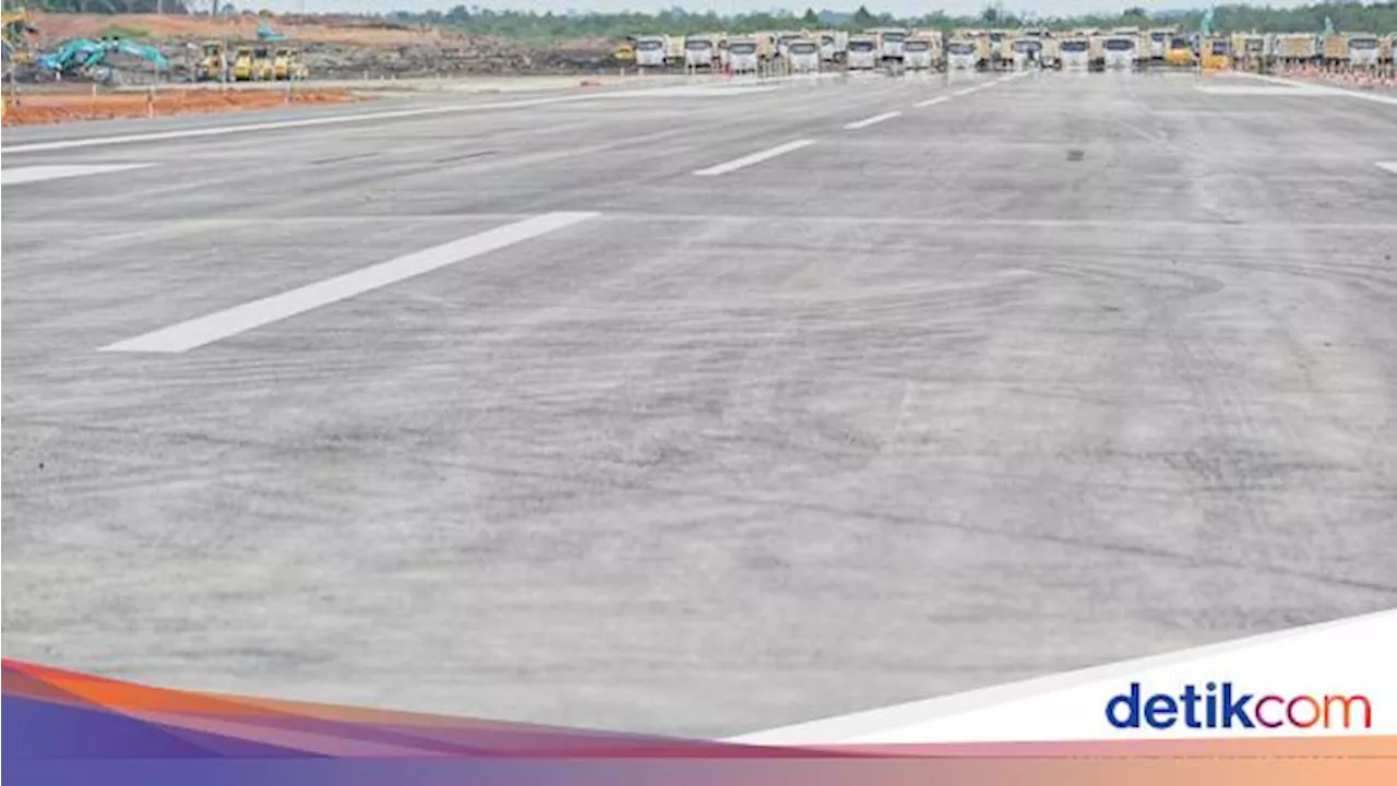 Tembus 70%, Landas Pacu Bandara IKN Ditargetkan Rampung Februari 2025