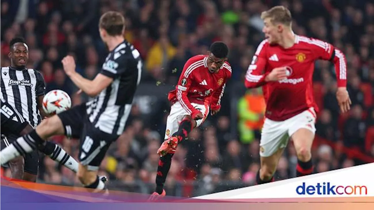 Man United Vs PAOK: Amad Diallo Menangkan Setan Merah