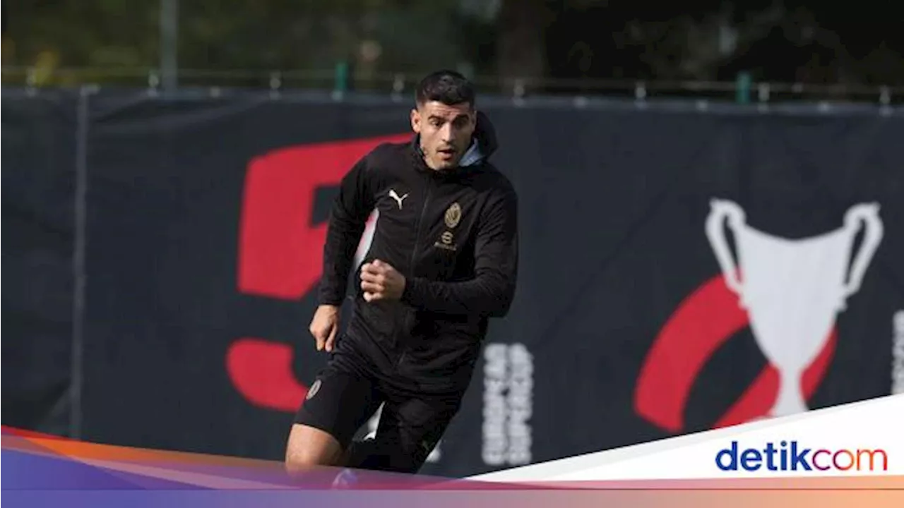 Morata Cedera Kepala Saat Latihan, Dilarikan ke Rumah Sakit