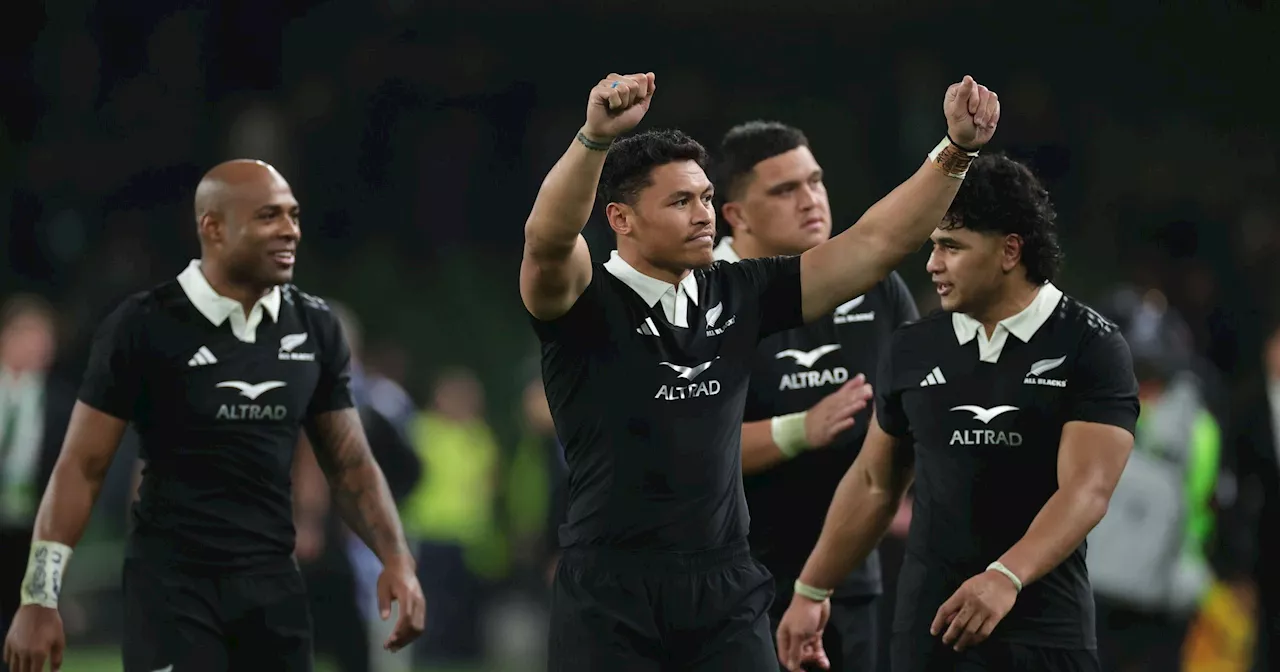 En maîtrise, les All Blacks remportent le choc en Irlande (23-13)