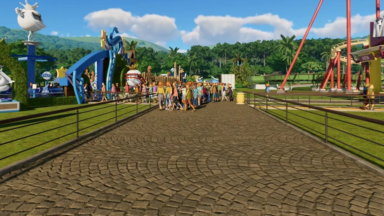 Planet Coaster 2: Wege bauen, löschen, anheben und absenken