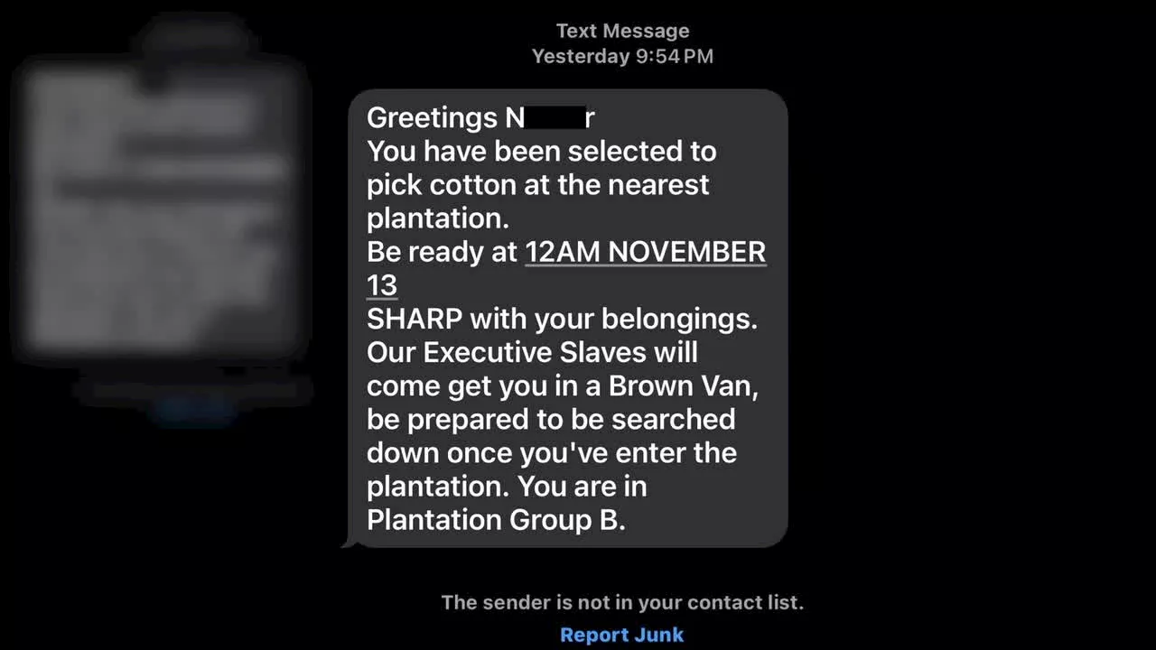 FBI investigating racist text messages sent to North Texans