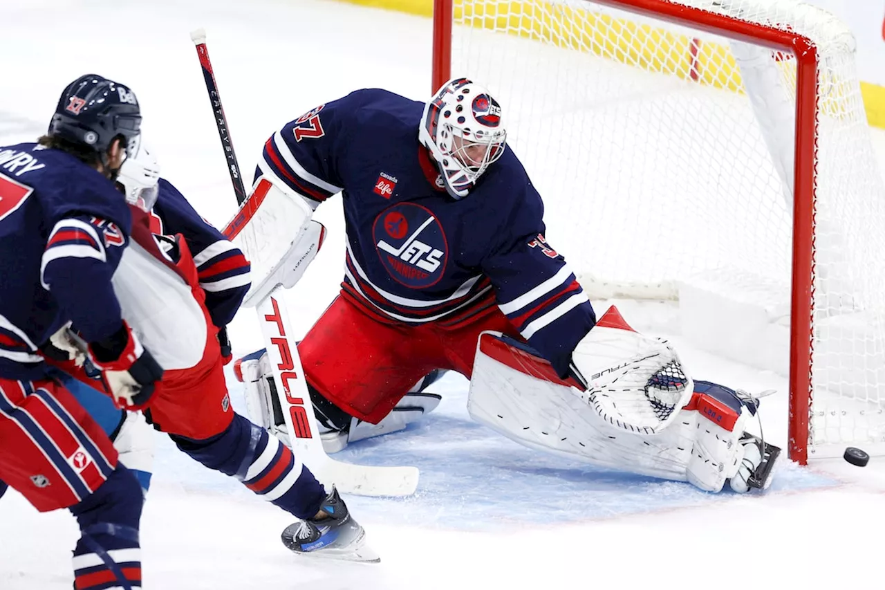 Jets goaltender Connor Hellebuyck back to Vezina Trophy form