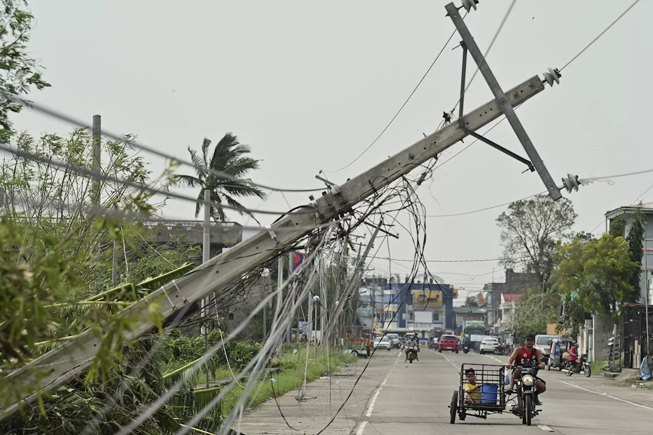 Typhoon Yinxing floods villages, rips off roofs and damages two domestic airports in northern Philippines