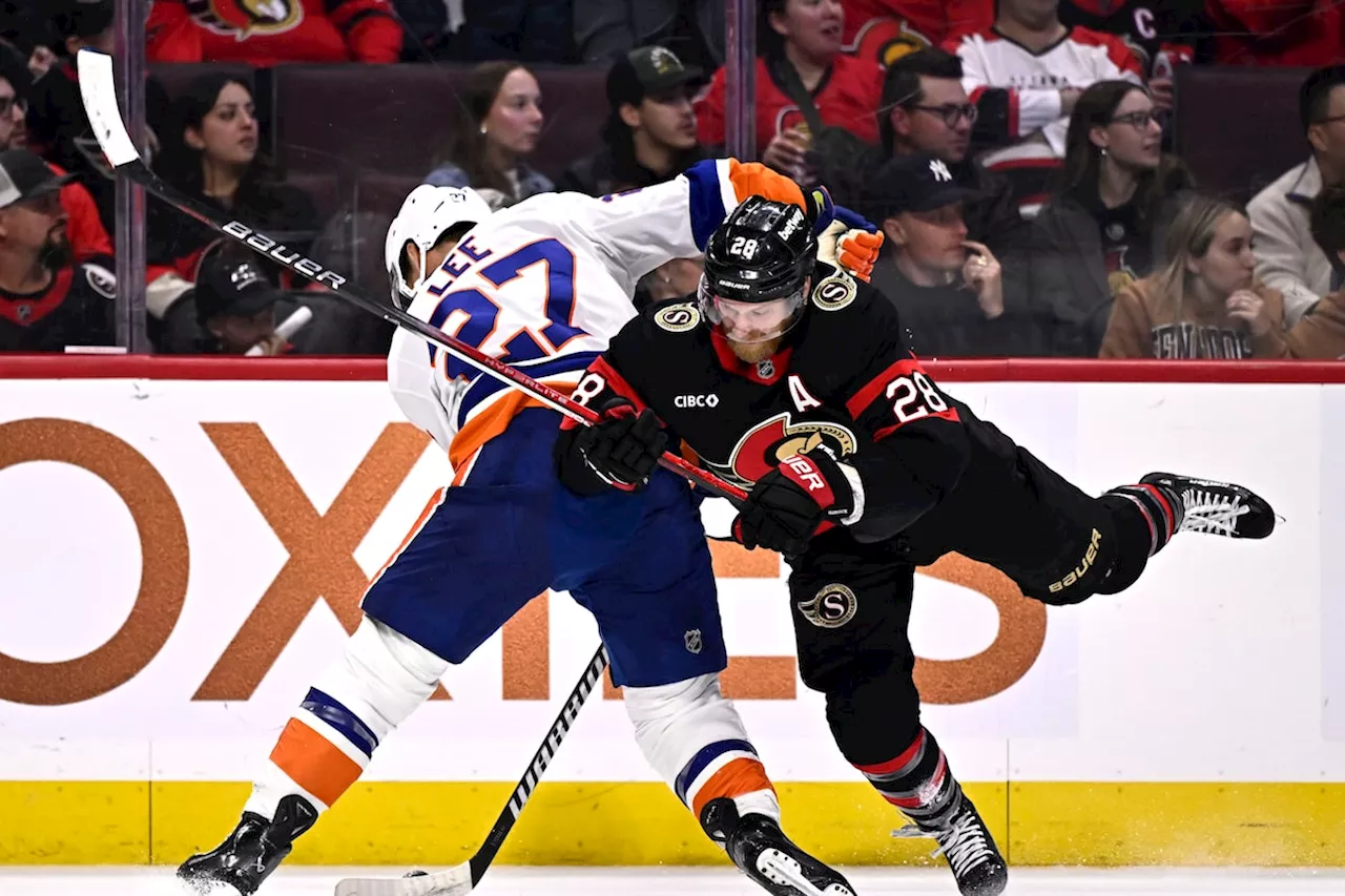 Senators push back, but Islanders win 4-2 in Ottawa