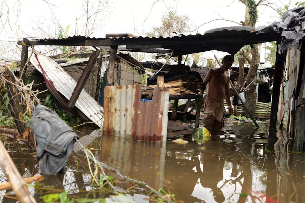 Philippines cleans up after Typhoon Marce slammed north coast