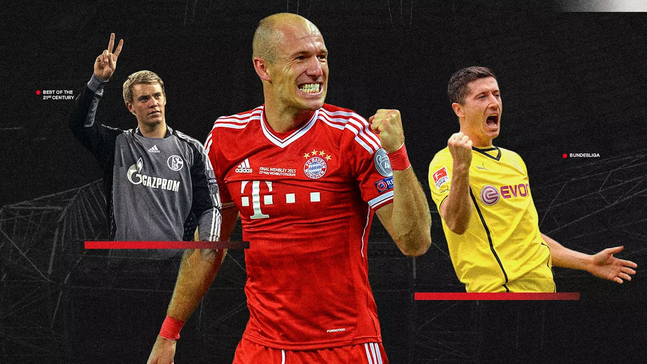 Robert Lewandowski, Arjen Robben & the 25 best Bundesliga players of the 21st century so far