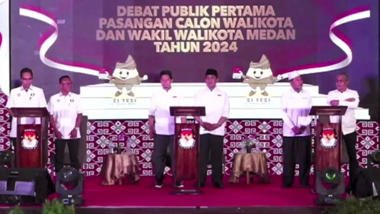 Debat Pilkada Medan, Soal Kemacetan, Ridha Serang Kinerja Bobby Nasution, Rico dan Hidayatullah Membela