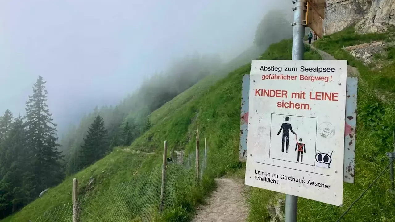 'Kinder an die Leine' – Wander-Schild sorgt für Wirbel