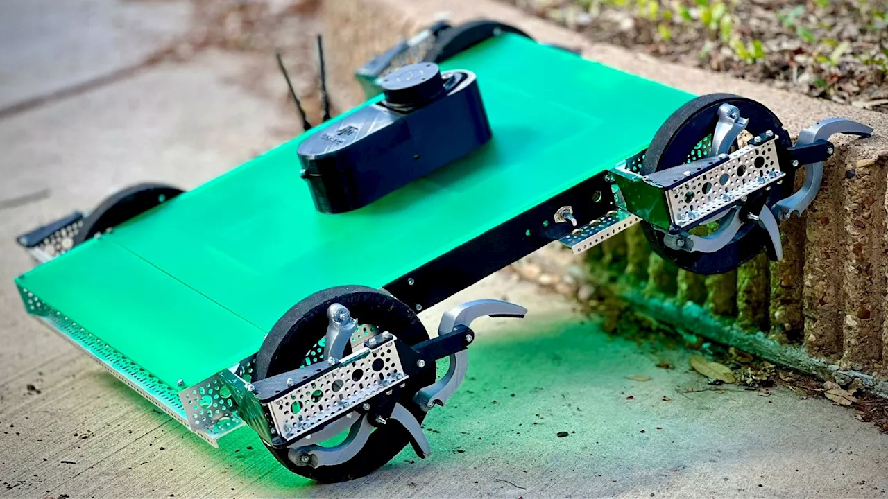 US researchers develop all-terrain robot with cycloidal wheels for any weather