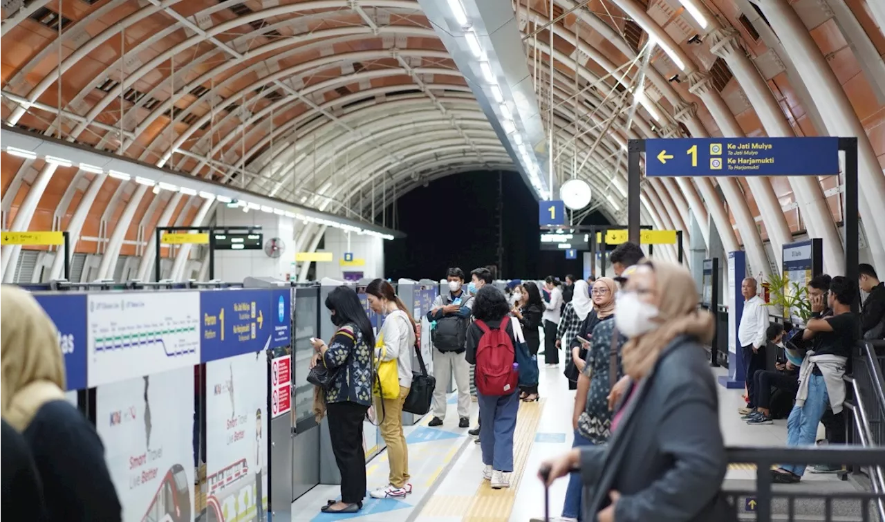 Musim Hujan, KAI Hadirkan Fasilitas Baru untuk Kenyamanan Penumpang LRT Jabodebek