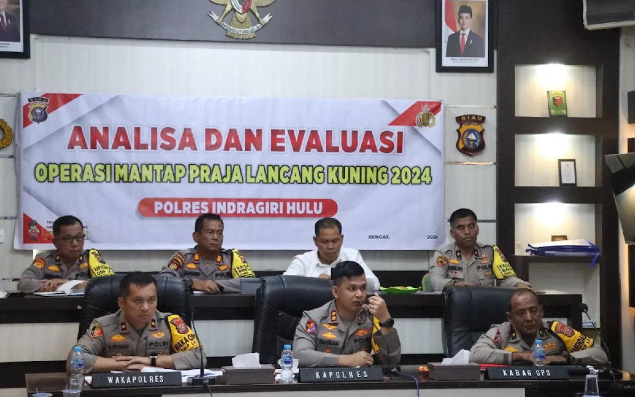 Polres Inhu Kerahkan 300 Personel demi Amankan Debat Pilkada