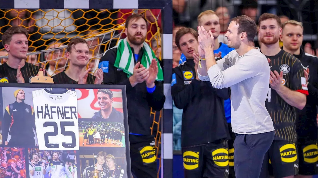 'Die Knie schlottern': Handball-Europameister Häfner aus DHB-Team verabschiedet