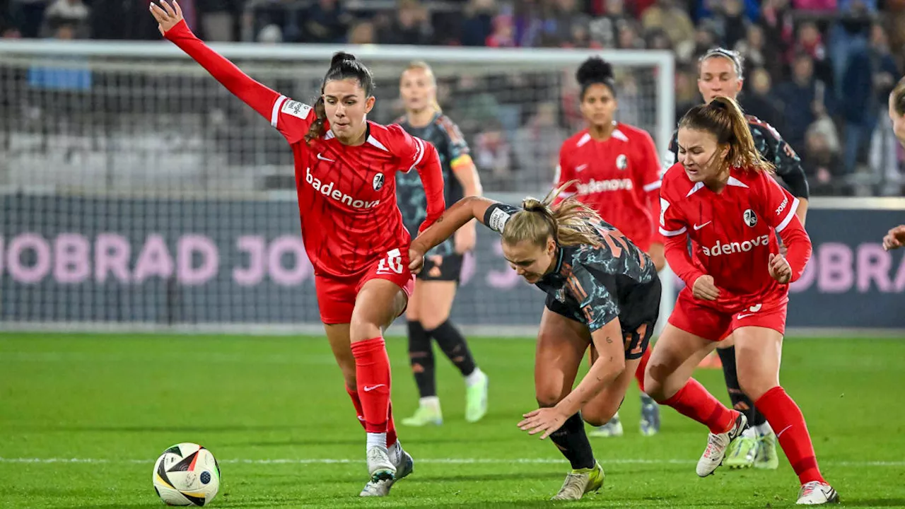 Frauen-Bundesliga: Bayern holt mühevollen Punkt in Freiburg