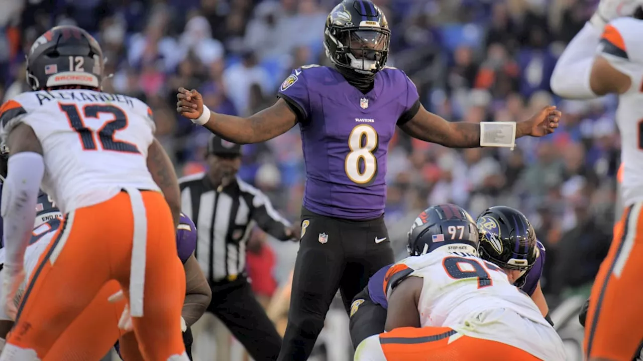 Jackson sticht Burrow aus: Ravens gewinnen Spektakel gegen Bengals