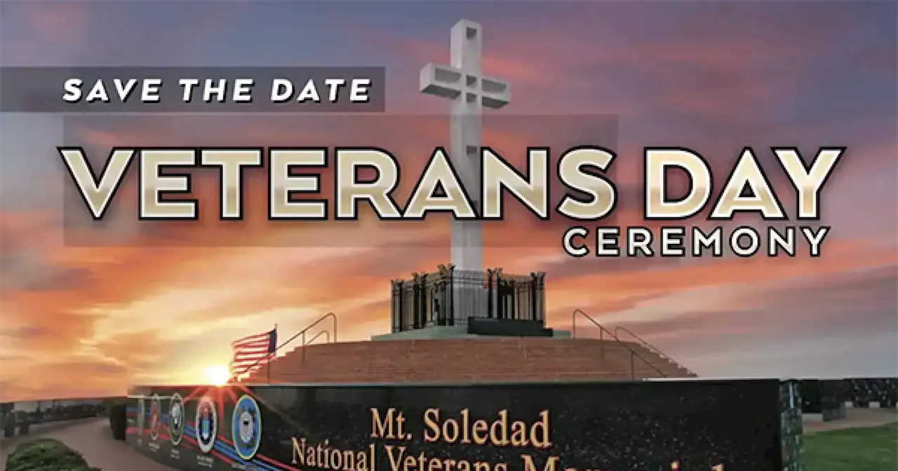 Veterans Day 2024 Ceremony at Mt. Soledad National Veterans Memorial