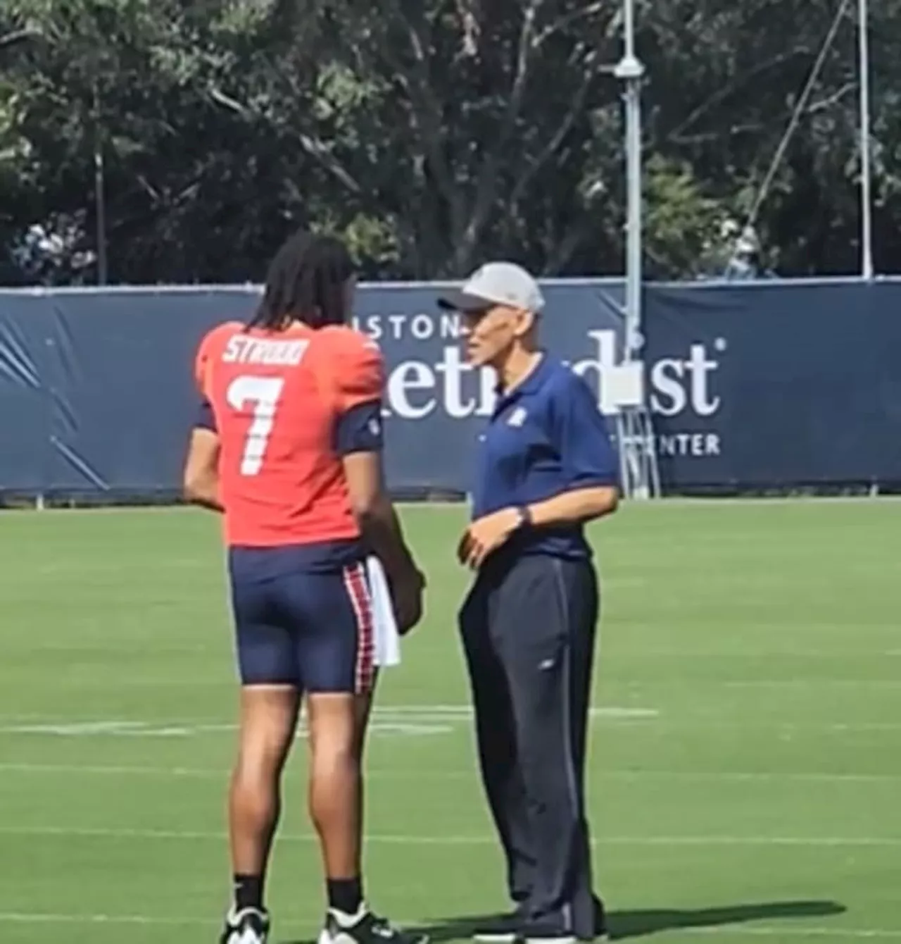 Tony Dungy interacts with Texans quarterback C.J. Stroud: ‘Tremendous talent, great role model’