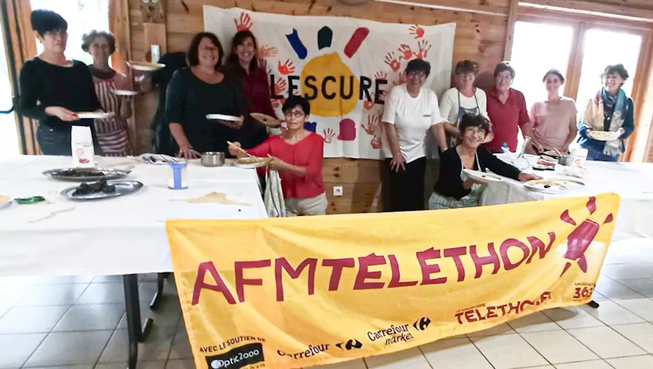 Le collectif Lescure Téléthon lance un week-end solidaire pour soutenir la recherche