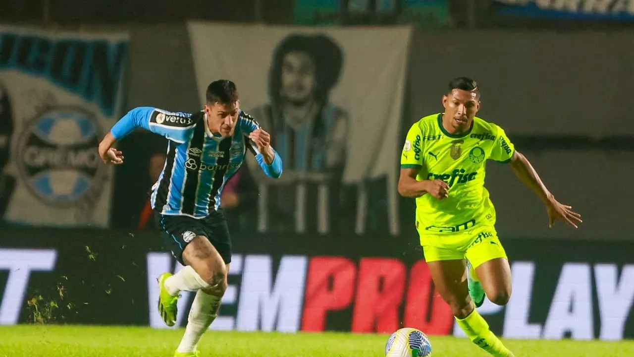 Palmeiras x Grêmio: IA aponta resultado do jogo no Brasileirão