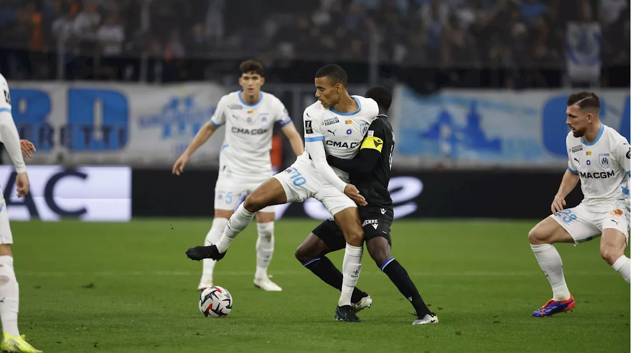 OM 1-3 Auxerre : Brassier boit la tasse, Greenwood la tête sous l'eau... Découvrez les notes des Olympiens