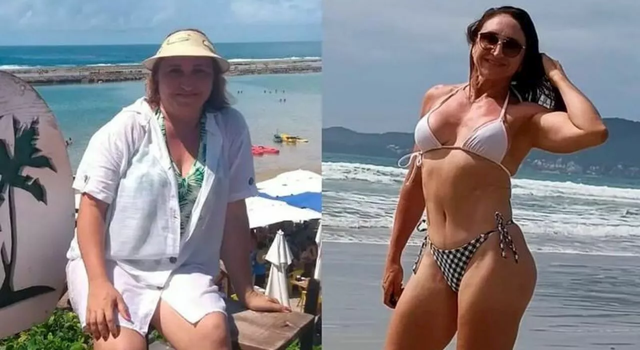 «​Avevo 47 anni, ero depressa e in sovrappeso, poi il bodybuilding mi ha salvata: ho perso 30kg e ora ho la vi