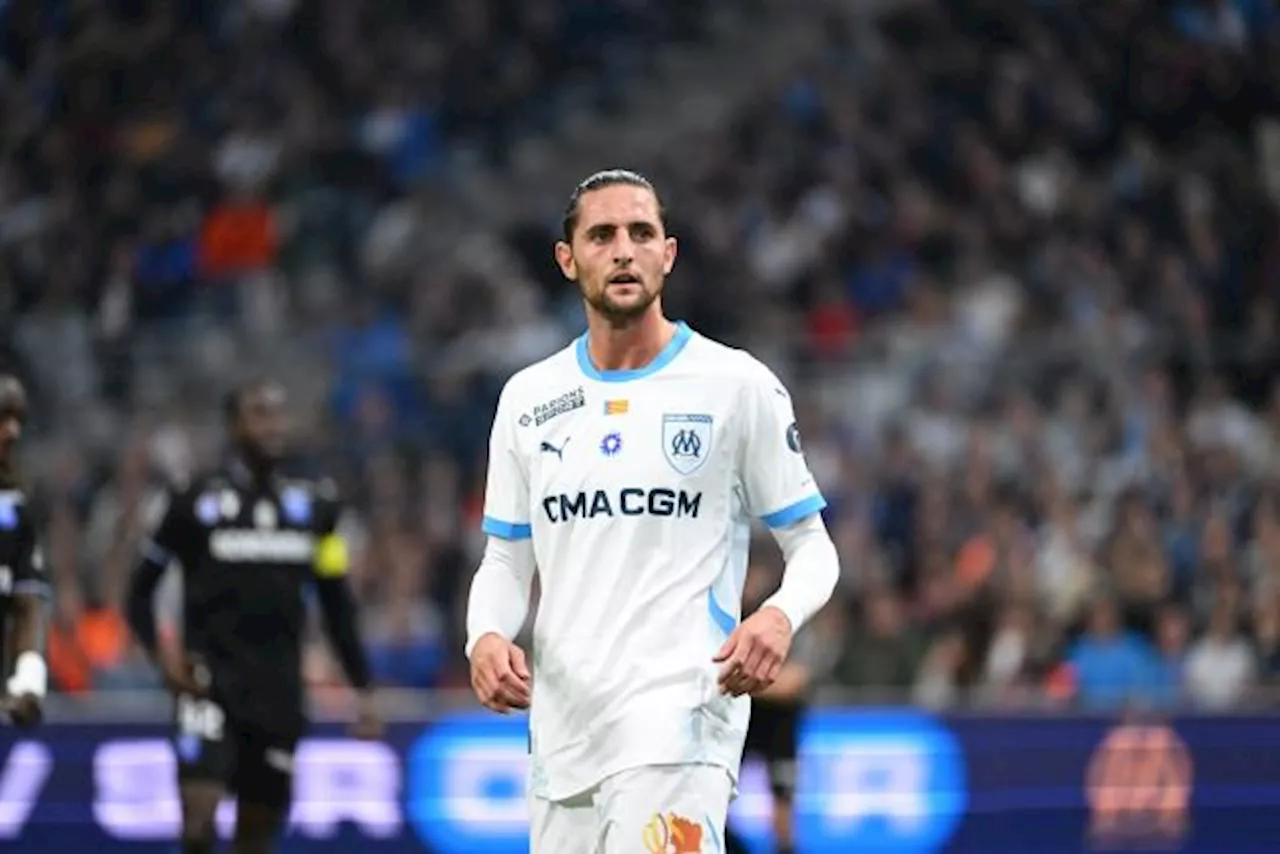 « On mérite ces sifflets », estime Adrien Rabiot après la défaite de l'OM face à Auxerre