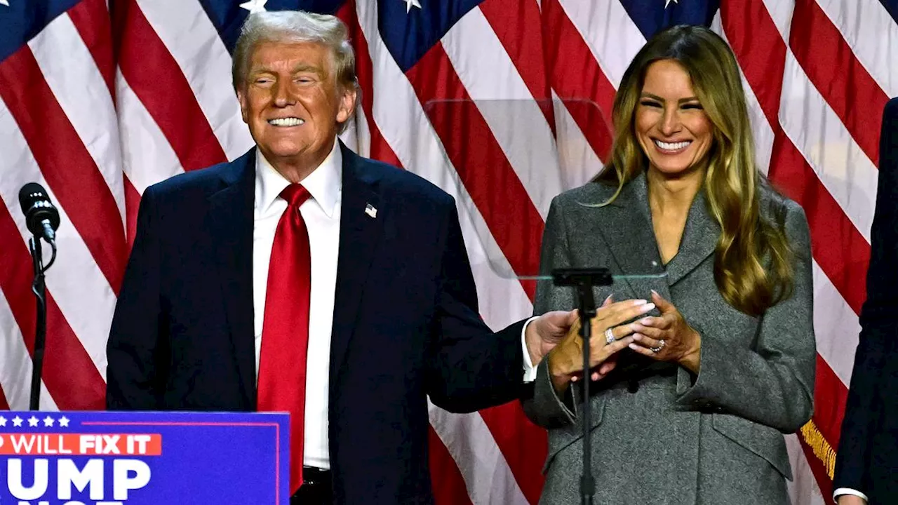 Emosi Melania Trump Saat Pidato Kemenangan Donald Trump di Pilpres AS Dibongkar Asli Bahasa Tubuh