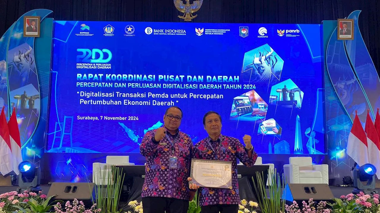 Pemkab Tangerang Sabet Penghargaan TP2DD 2024, Sandang Predikat Daerah Digital