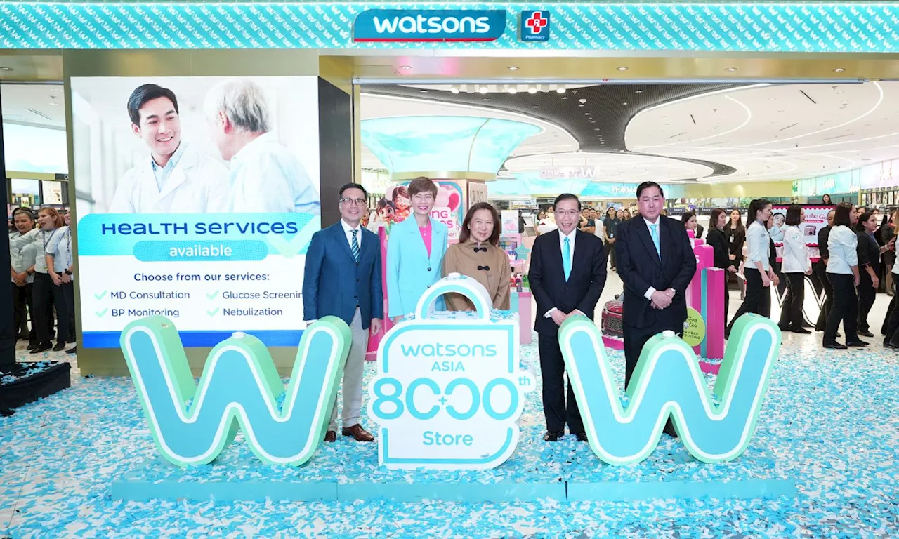 Watsons opens 8000th store in Asia